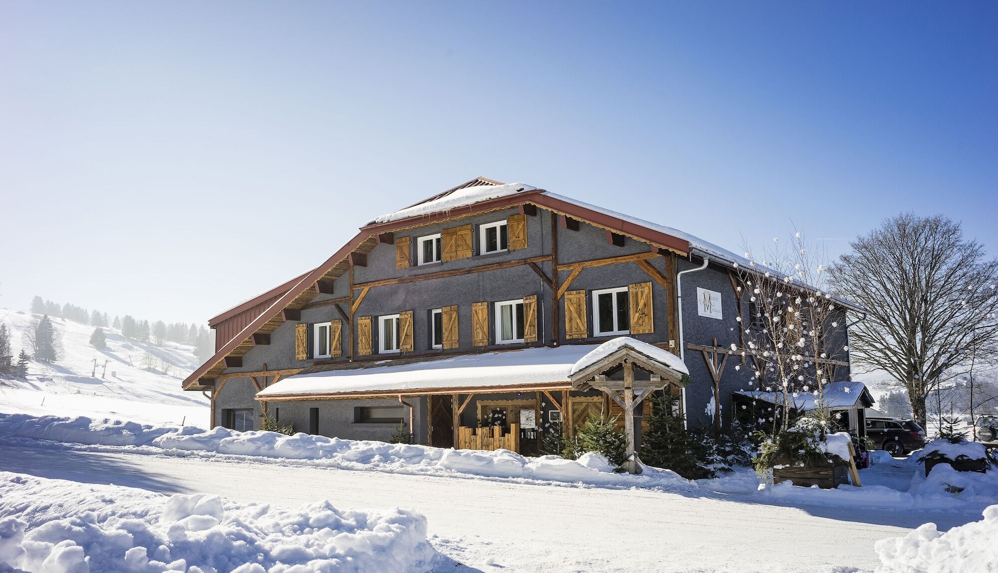 Hotel Le Manoir Des Montagnes Les Rousses Exterior foto